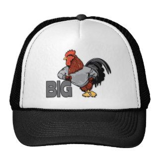 BIG Rooster Chicken   Funny Innuendo Mesh Hat
