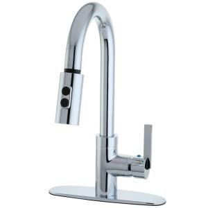 Kingston Brass Single Handle Kitchen Faucet in Chrome HGS8781CTL