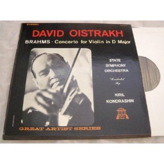 Brahms Concerto For Violin In D Major Opus 77 LP   Hall Of Fame   HOFS 506 David Oistrakh State Symphony Orchestra   Kiril Kondrashin Music