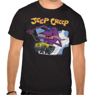 Jeep Creep   Cartoon Hot Rod Monster T shirts