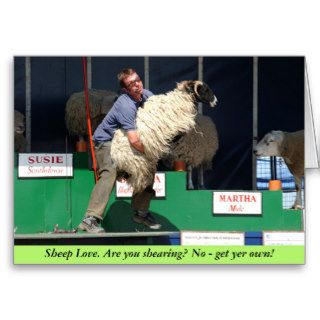Sheep Love Valentine Card
