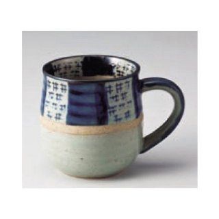 mug kbu780 15 492 [2.76 x 3.15 inch  220 cc] Japanese tabletop kitchen dish Checkered mug mug ( blue ) [7 x 8cm ? 220 cc ] Cafe cafe Tableware restaurant business kbu780 15 492 Kitchen & Dining