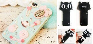 Crystal Pearl 3D Sunglass DIY Handmade Coque Case for Iphone 5 or 5S (Package Included Cord Wrap) Cell Phones & Accessories