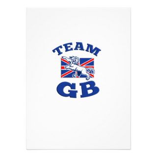 Team GB Lion sitting GB British union jack flag Announcement