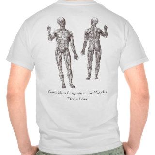Thinking Man's Workout Shirt Thomas Edison Quote
