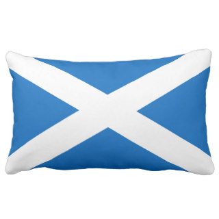 Scotland Flag Throw Pillows