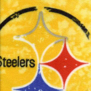 NFL Pittsburgh Steelers Polar Fleece Tie Dye Fabric  Sports Fan Throw Blankets  Sports & Outdoors