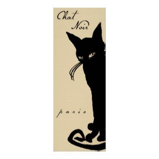 Vintage Poster, Chat Noir, Black Cat, Paris