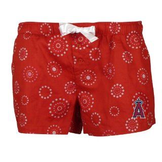 MLB Los Angeles Angels Women's Medallion Short, Red  Sports & Outdoors