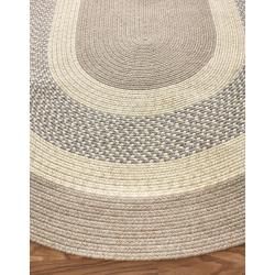 nuLOOM Handmade Reversible Braided Blue Cottage Rug (5' x 8' Oval) Nuloom Round/Oval/Square