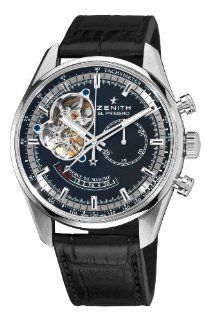 Zenith Men's 03.2080.4021/21.C496 Chronomaster Open Power Reserve Black Dial Watch at  Men's Watch store.