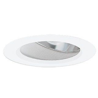 Halo Recessed 496W 6 Inch Baffle with Reflector Slope Ceiling Trim   Close To Ceiling Light Fixtures  