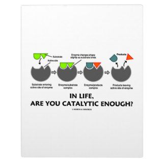 In Life, Are You Catalytic Enough? Display Plaques