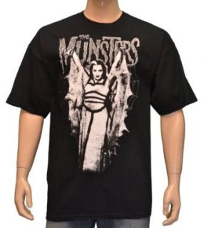 Lily Munster Black Men's T shirt By Rock Rebel Medium at  Mens Clothing store