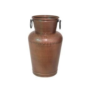 Home Decorators Collection 13 in. W Copper Plated Metal Vase DISCONTINUED 1683100140