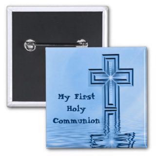 My First Holy Communion Button Pin