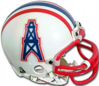 Houston Oilers Replica Riddell Throwback Mini Helmet  Sports Related Collectible Mini Helmets  Sports & Outdoors