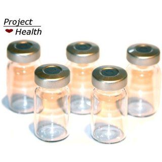 10ml Empty Borosillicate Sealed Sterile Serum Vials   5 Pack Science Lab Sample Vials