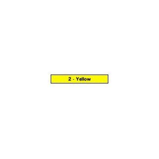 PRECISION DYNAMICS CORPORATION T 501 2 Time Tape, 1" X 500', Yellow   6 Pack