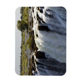 Victoria Falls, Zambesi River, Zambia. 2 Rectangular Magnets