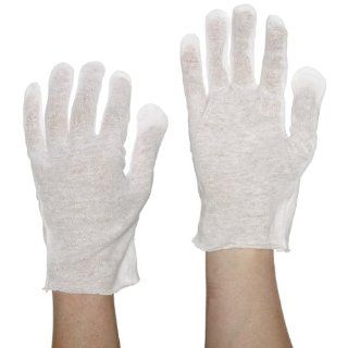 Protective Industrial 97 501 Cotton Lisle Economy Light Weight Women's Glove Liner, White (Pack of 12 pair) Safety Glove Liners