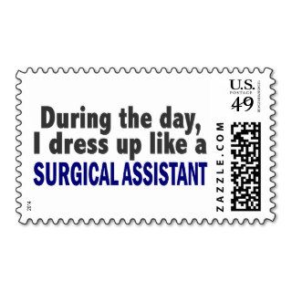 During The Day I Dress Up Like Surgical Assistant Stamps