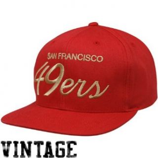SF 49ers NFL Solid Script Snapback Clothing