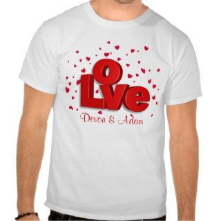 Valentine LOVE Personalized T shirt