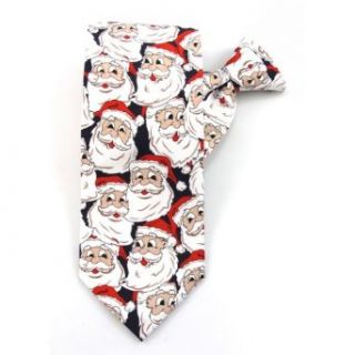 Absolute Stores Jolly Santa X Long Clip On Tie Novelty Neckties Clothing