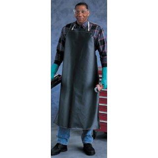 Ansell CPP 56 502 Hycar Mediumweight Apron, 35" x 45", Black, Case of 12 Science Lab Aprons