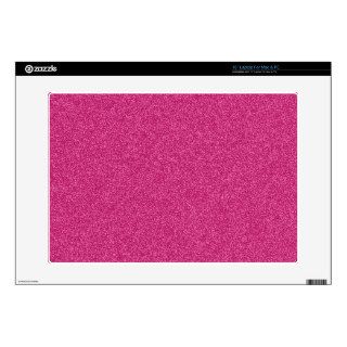 Beautiful girly hot pink glitter effect background skins for laptops