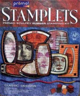 Premo Stamplets   Classic Designs   Sculpey Rubber Stamping Kit Arts, Crafts & Sewing