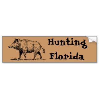 Hunting Florida Bumper Sticker