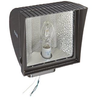 RAB Lighting FXH150TQT Metal Halide Flex Floodlight with Trunnion Mount, ED17 Type, Aluminum, 150W Power, 12500 Lumens, 277V, Bronze Color Hid Lamps