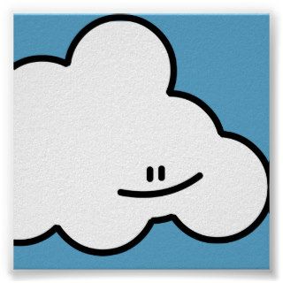 Smiling Cloud Print