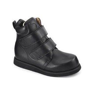 Apis Mt. Emey 503   Boot   Men's Comfort Therapeutic Diabetic Boot   Athletic   Medium (D)   Extra Wide (9E)   Extra Depth for Orthotics   Velcro   5 Medium (D) Black Velcro Shoes