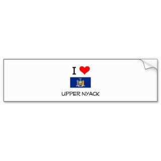 I Love Upper Nyack New York Bumper Sticker