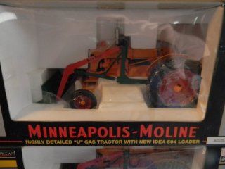 Minneapolis Moline U with New Idea 504 Loader Toys & Games