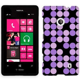 Nokia Lumia 521 Fashion Lavender Dots Phone Case Cover Cell Phones & Accessories