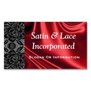 Satin And Lace Business Cards