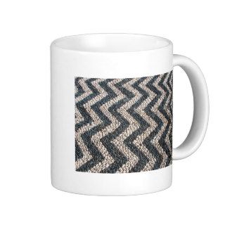 Black and white pebble mosaic in GREECE Coffee Mugs