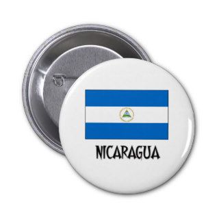 Nicaragua Flag Pinback Button