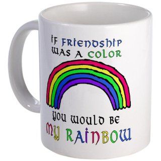  Friendship Rainbow Mug   Standard Kitchen & Dining