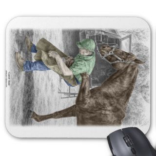 Farrier Rasping Hoof and Trimming Horse Mouse Pads