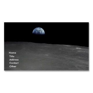 Earth Rise Business Card Template