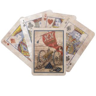 19th Century Cannon Weathered Playing Cards