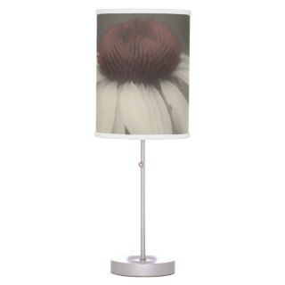 Daisy Flower In Black And White Lamps