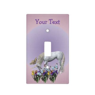 Unicorn And Butterflies Animal Light Switch Covers