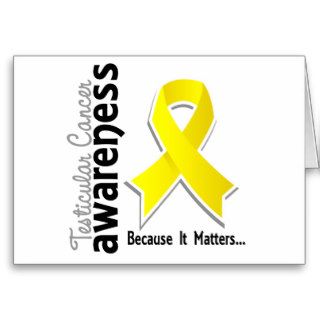 Testicular Cancer Awareness 5 Greeting Card