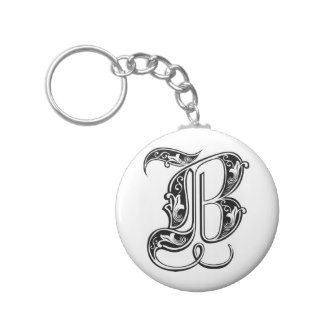 Letter B Keychains